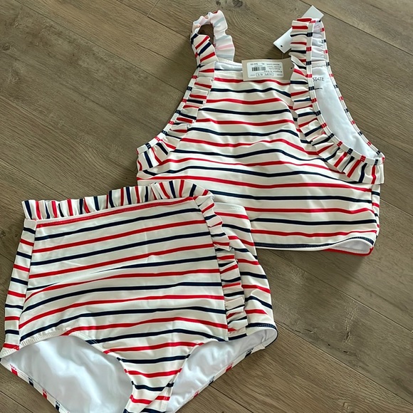Kingdom & State Striped two piece swim suit - Picture 1 of 5